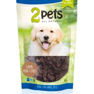 2pets Dogsnack Lamb MiniCubes, 100 g